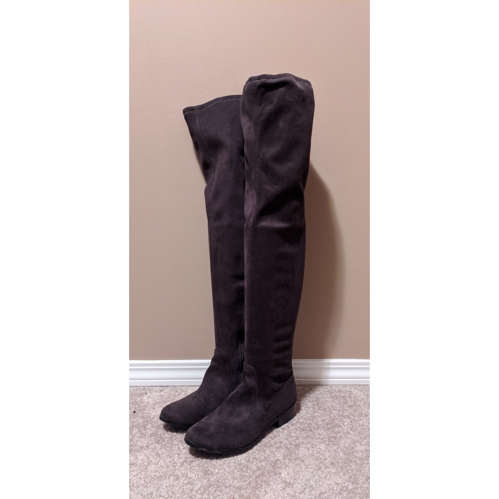 Thigh High Suede Boots